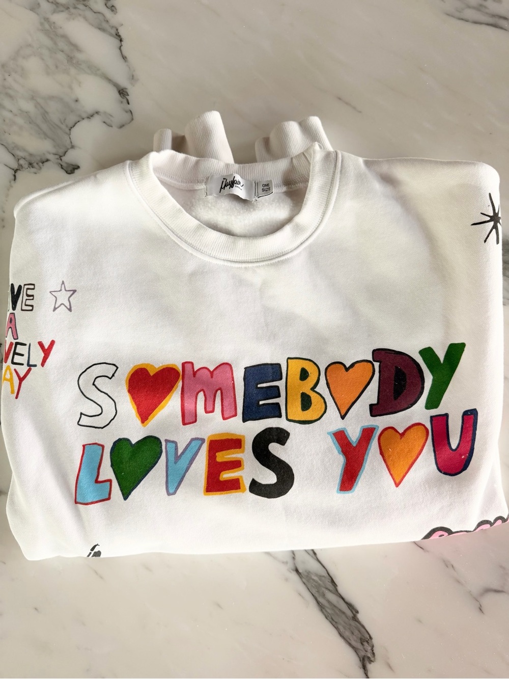Mayfair 'Somebody Loves You' Graphic Sweatshirt
